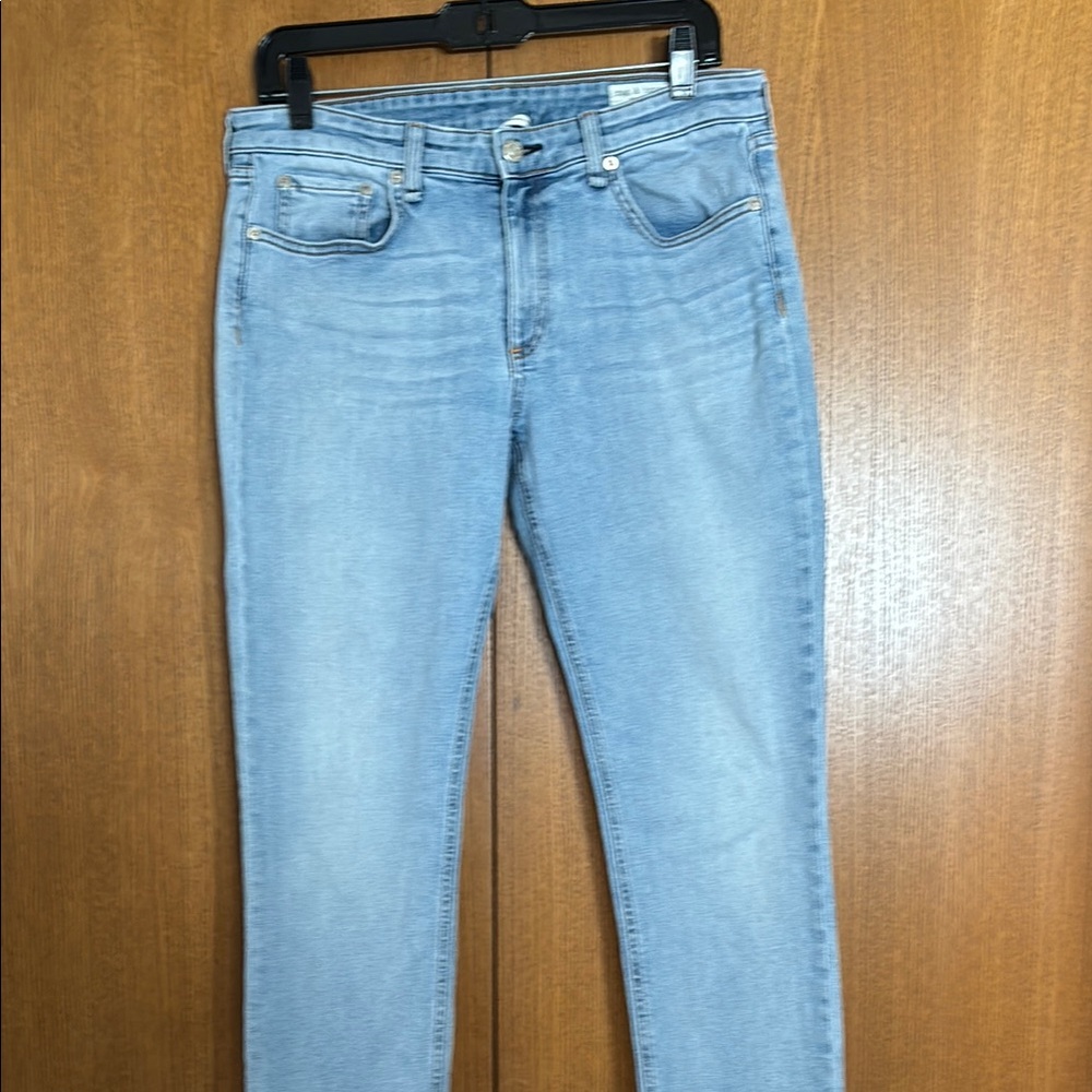 rag & bone Dre Low-rise Ankle Slim Boyfriend Light Blue Jeans